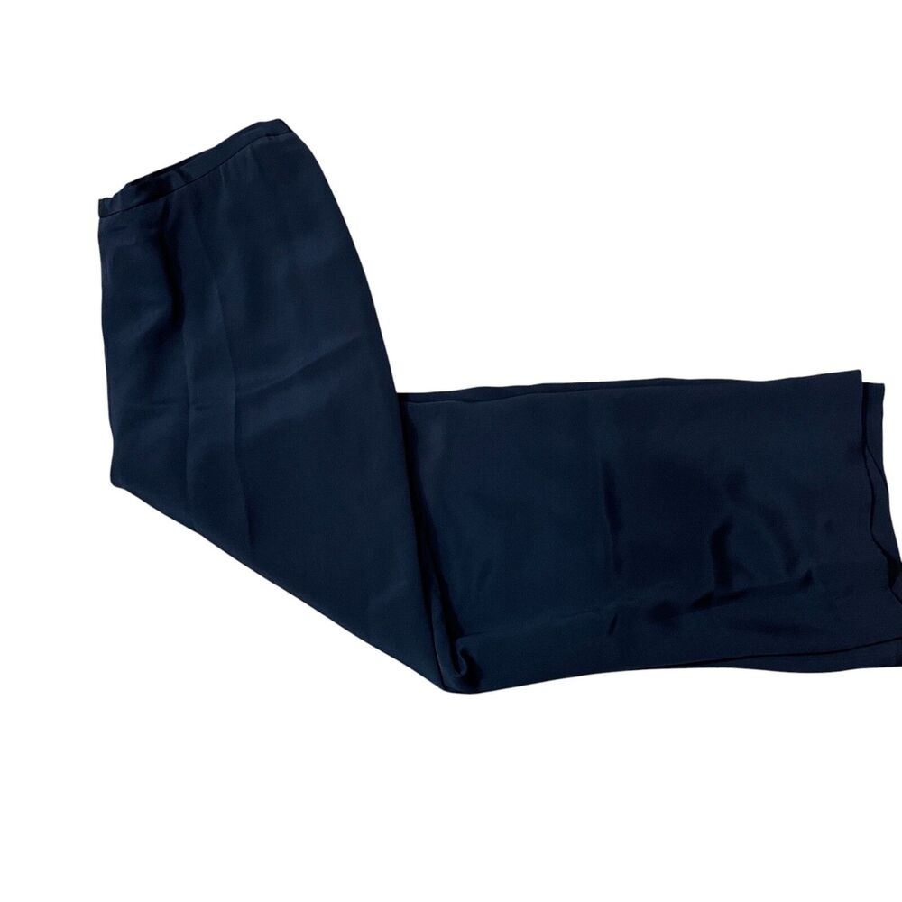 Nina McLemore‎ 18 Navy Dress Pants Side Zipper Lined Polyester